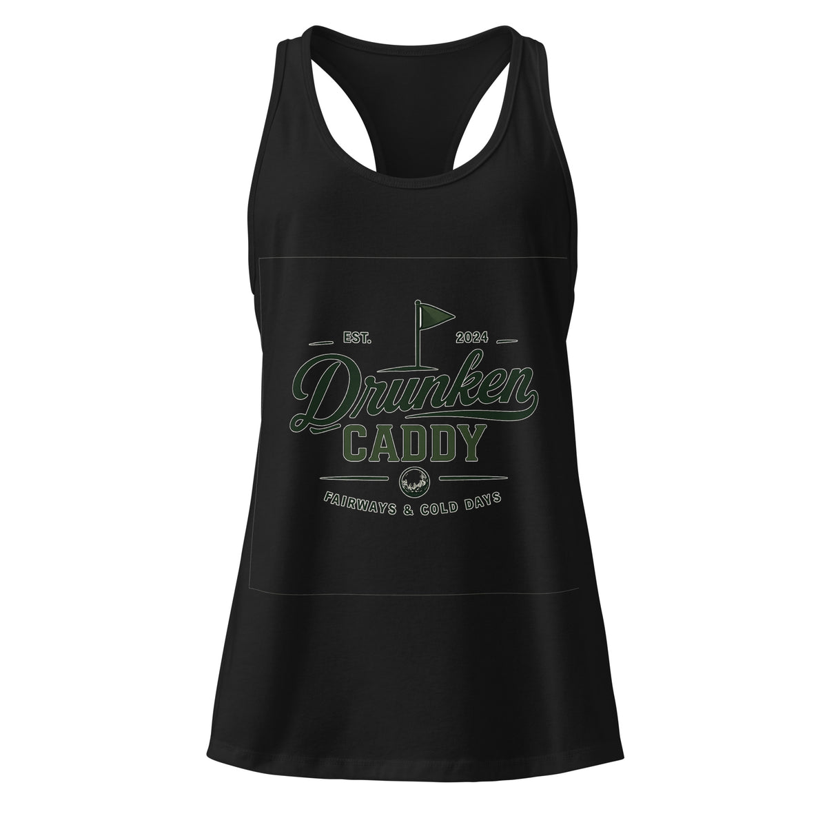 Women’s fitted racerback tank top