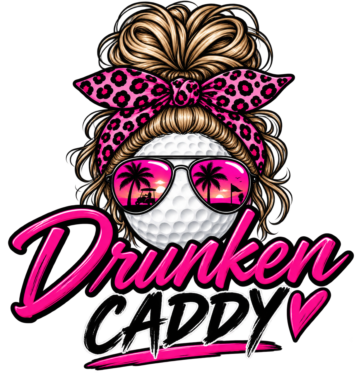 Drunken Caddy logo artwork